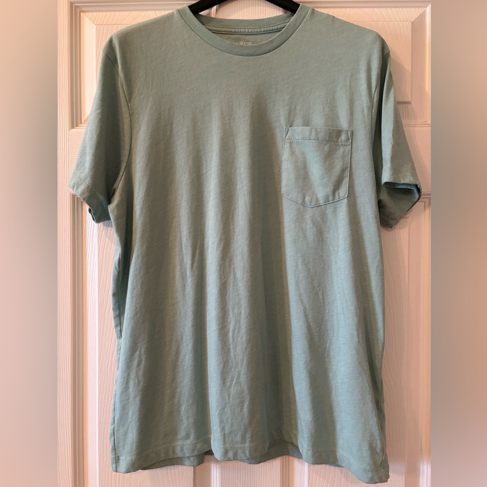 J Crew Men's Green T-Shirt Size L